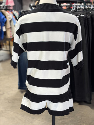 Gameday Stripe Sweater Set