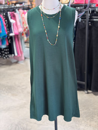 Ruffled Tank Dress