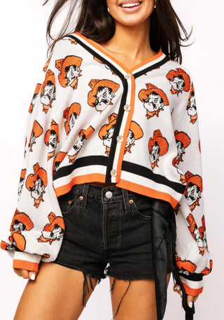 Licensed Oklahoma State Knit Sweater