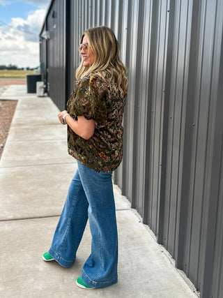 Velvet Bloom Top