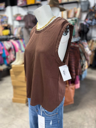 Ruffled Tank Top