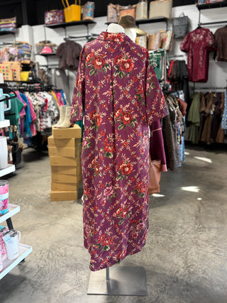 Wildflower Plum Dress