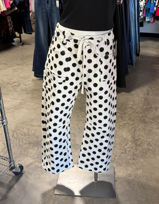 Polka Dot Drawstring Pants
