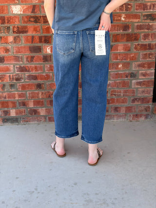 Slouchy Cropped Barrel Jeans