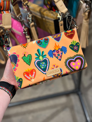 Uptown Crossbody, Peach