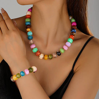 Barrel Bead Necklace