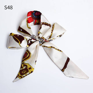Abstract Skinny Scarf