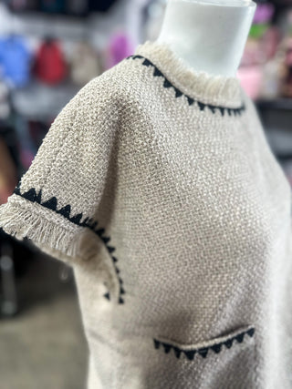 Twice the Tweed Blouse