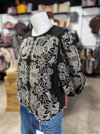 Midnight Blossom Top