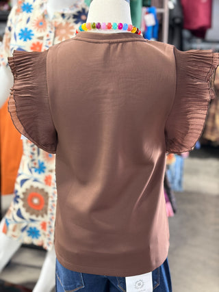Tulle Knit Top