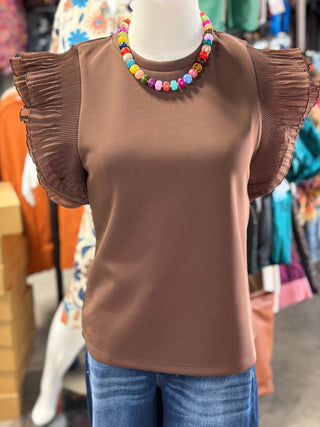 Tulle Knit Top
