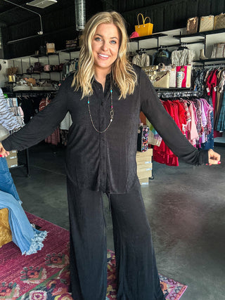 Lauren's Slinky Shirt and Pant Set