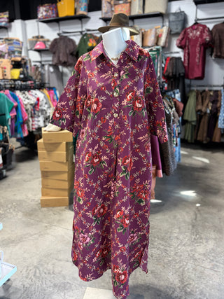 Wildflower Plum Dress
