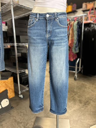 Slouchy Cropped Barrel Jeans