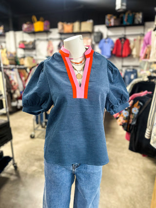 Kati Textured Blouse