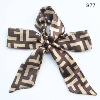 Abstract Skinny Scarf