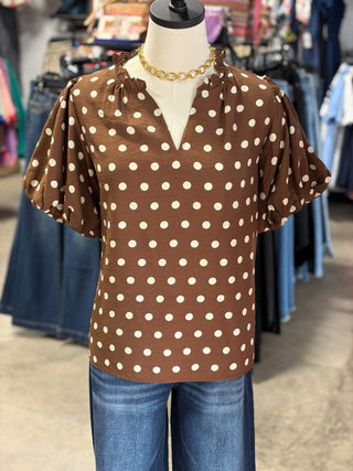 Amanda's Polka Dot Top
