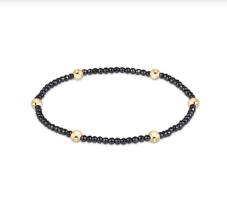 Presence Faceted Hematite 2mm Bracelet