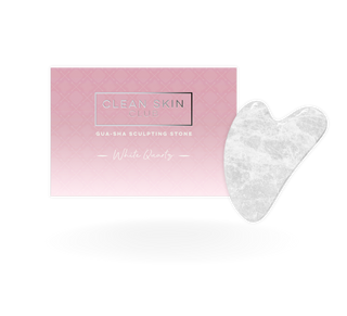 White Quartz Gua Sha Sculpting Stone