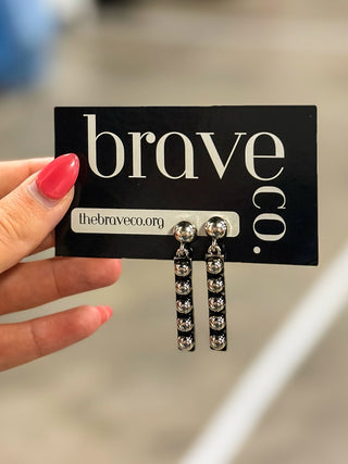 Amelia earrings silver