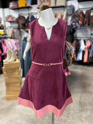 Wine and Roses Dress
