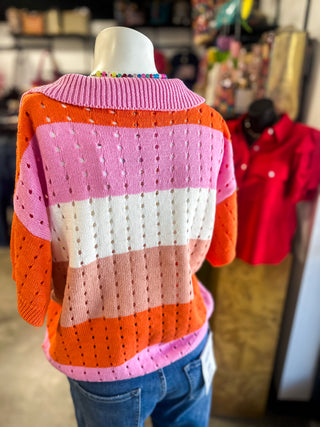 Riley's Color Block Sweater