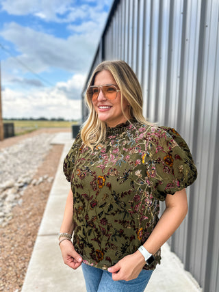 Velvet Bloom Top