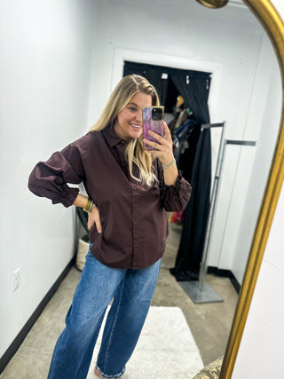 Ruffled Cuffs Top