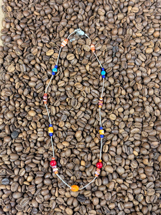 Mixed stone 18” necklace
