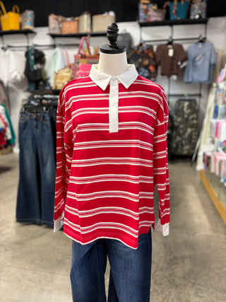 Oversized Rugby Pullover