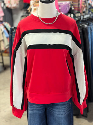 Gameday Color Block Top