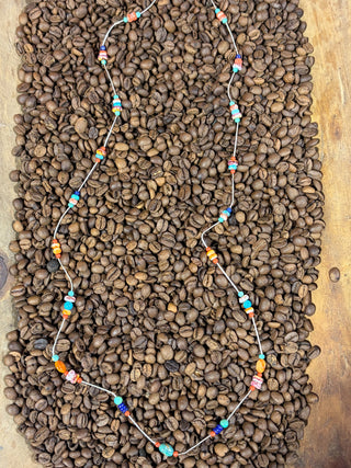 Mixed stone 36” Neclace