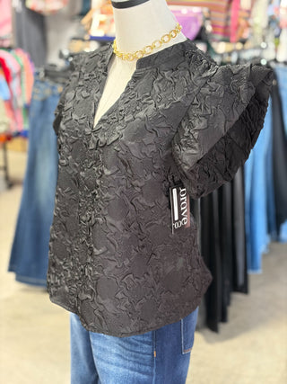 Hailey's Ruffle Sleeve Top