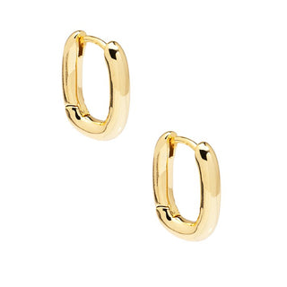 Small Chunky U-Shape Huggie Earring