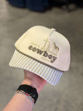 When A Cowboy Prays Cap