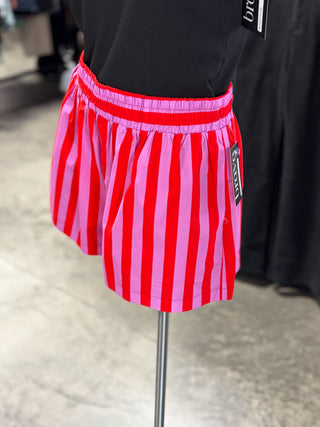 Summer Cotton Striped Shorts