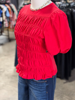 Aspen's Smocked Top