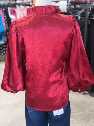 Shiny Sweetheart Blouse