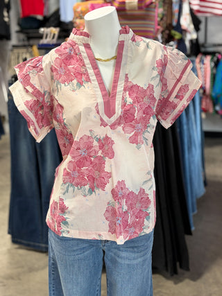 Kayla's Pink Mix Blouse