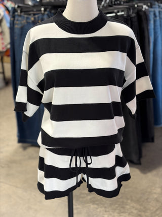 Gameday Stripe Sweater Set