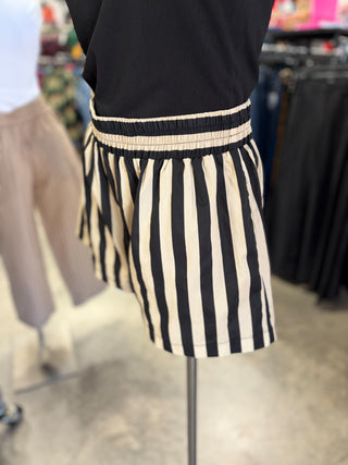 Summer Cotton Striped Shorts