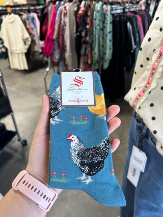 Bock Bock Blue Socks