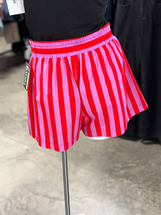 Summer Cotton Striped Shorts