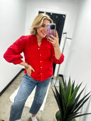 Britt’s 3/D Floral Top