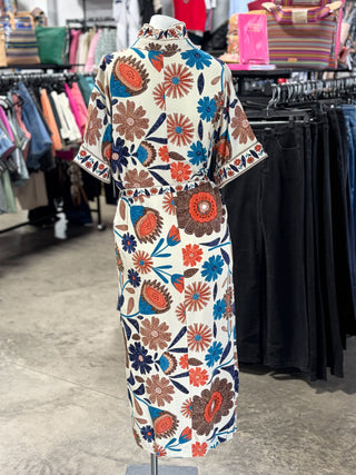 Leanne's western floral dress