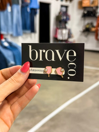 Pickleball Pearl Earrings