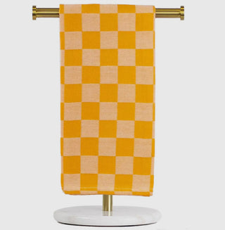 Checkerboard Jacquard Towel