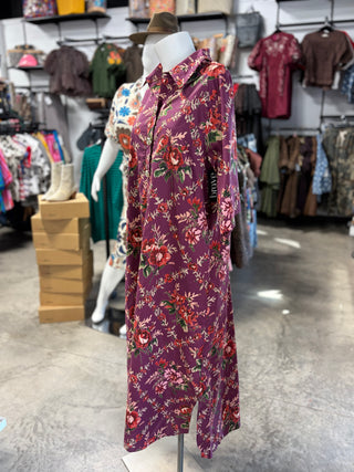 Wildflower Plum Dress