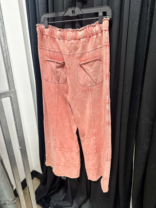 Terry Knit Wide Pants