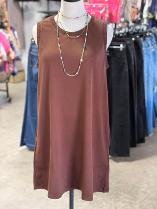 Ruffled Tank Dress